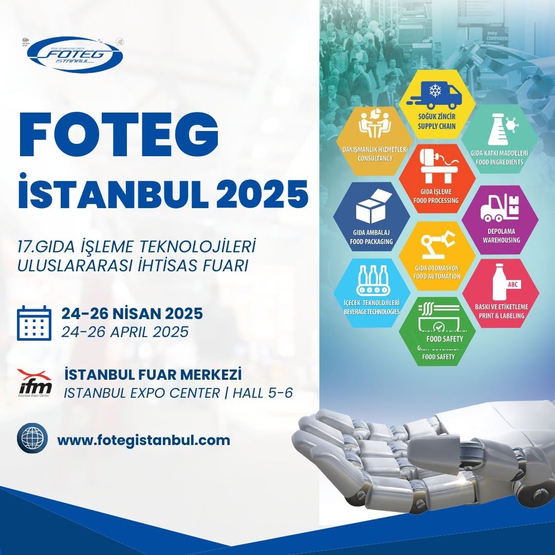 Foteg İstanbul Gıda İşleme Makineleri Fuarı 2025